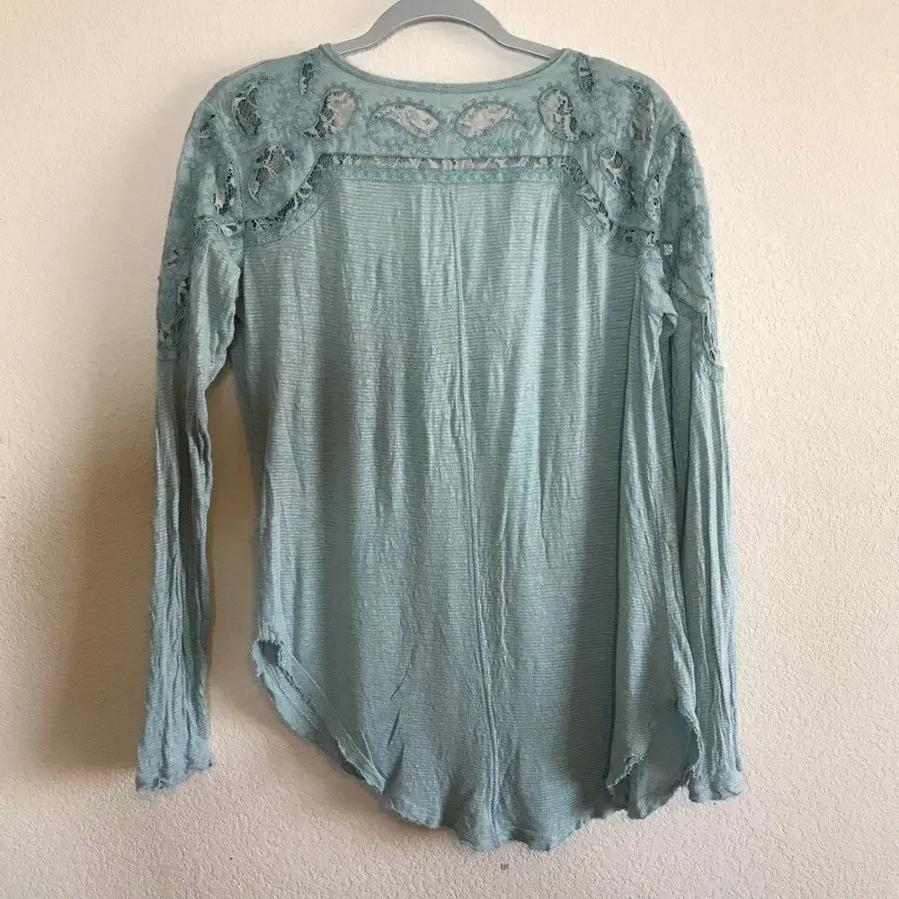 Free People teal blue